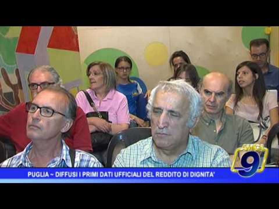Puglia | Diffusi i primi dati ufficiali sul Reddito di dignità