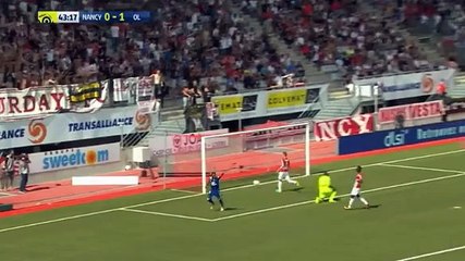 Lacazette 2nd GOAL (0:2) Nancy vs Lyon - 04/08/2016