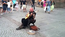 Luc Arbogast, street Performer in Strasbourg, France, has amazing vocal talent.