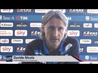 #TimCup, mister Nicola alla vigilia di #VeronaCrotone