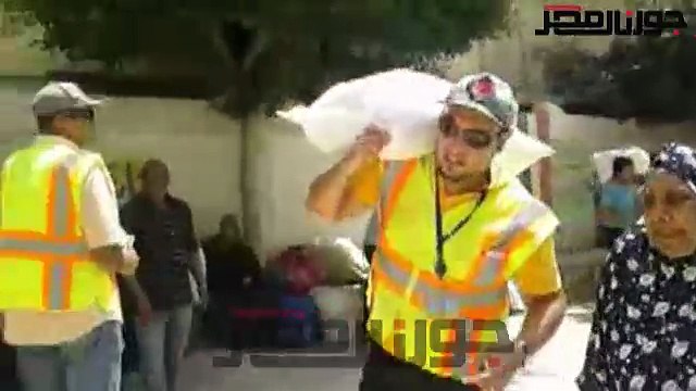 نادي العاصمة يوزع 1500 شنطة خير على أهالى أبو خروف