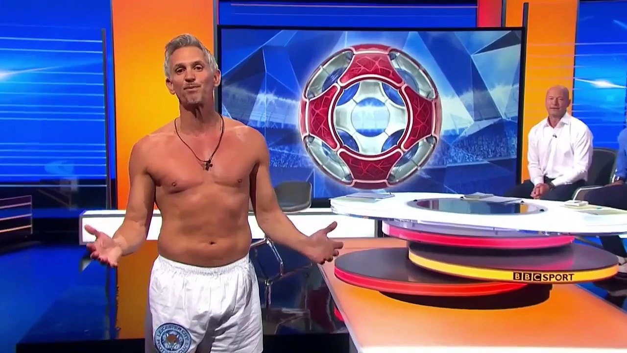 Gary Lineker Presents Match of the Day in his Underwear
