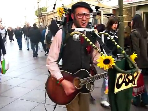 Amazing One-Man-Band Street Performer in Croatia (Cigo Man Band)
