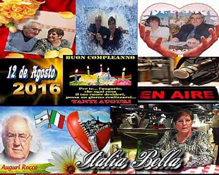 Italia Bella Emitido 12 di Agosto 2016 de la mano di Maria e Rocco Guiducci