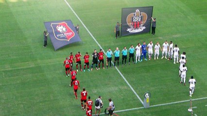 14/08/16 : OGCN-SRFC : entrée des équipes