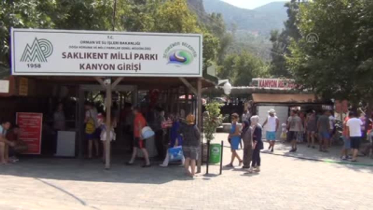Saklıkent Kanyonu'na Yoğun İlgi