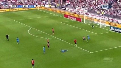 Hector Moreno Goal HD - PSV 1-0 AZ Alkmaar 14.08.2016