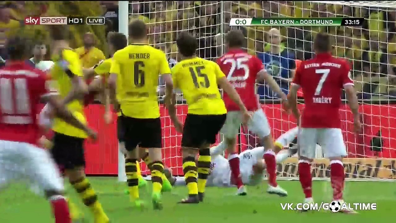 Bayern Munich vs Borussia Dortmund  HD - 4x3 Penalty extended schiessen DFB pokal Final 21052016