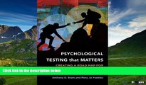 READ FREE FULL  Psychological Testing That Matters: Creating a Road Map for Effective Treatment