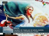 México marcha contra cambios en la carta magna y la reforma educativa