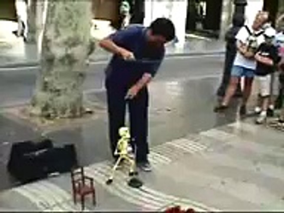 The funniest of street performers