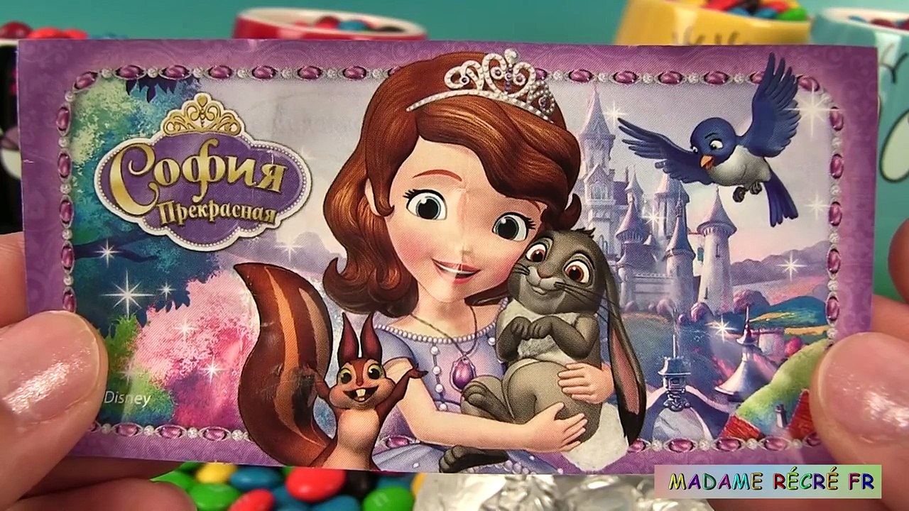 Barbapapa M & M’s et Oeufs Surprise Masha et Michka Peppa Pig Batman Princesse Sofia