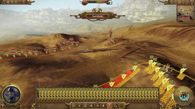 4500 Orcs VS 4500 Goblin Archers Warhammer Total War