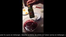 Crème brûlée à la cerise noire d'Alsace