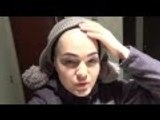 Woman shaves her head bald