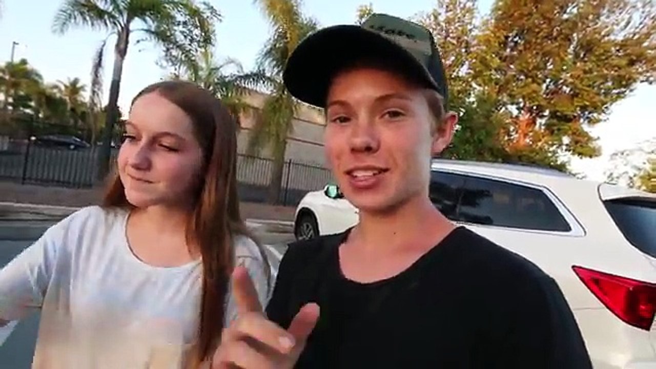 TRAMPOLINE TRICKS WITH A CELEBRITY!