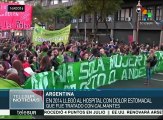 Exigen argentinas liberación de chica acusada de provocarse un aborto