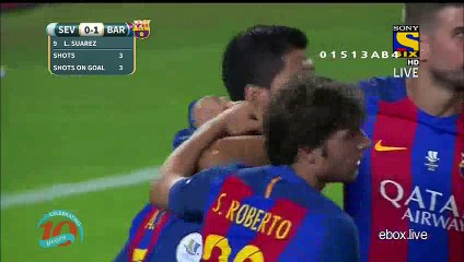 Luis Suárez Goal HD - 14.08.2016 HD