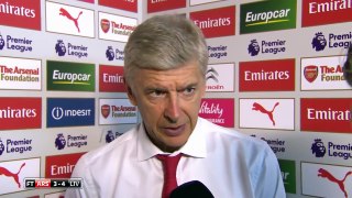 Arsene Wenger Post-Match Interview - Arsenal 3-4 Liverpool