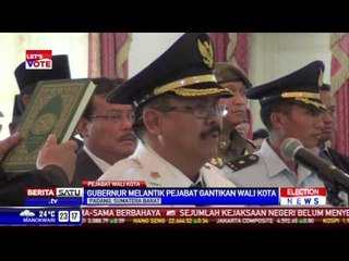 Gubernur Sumbar Lantik Pejabat Wali Kota Padang
