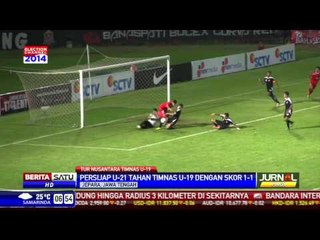 Imbang Melawan Tim U-21 Persijap, Timnas U-19 Belum Terkalahkan