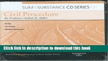 [PDF] Sum   Substance Audio on Civil Procedure, 6th (CD) (Sum and Substance) Full Online