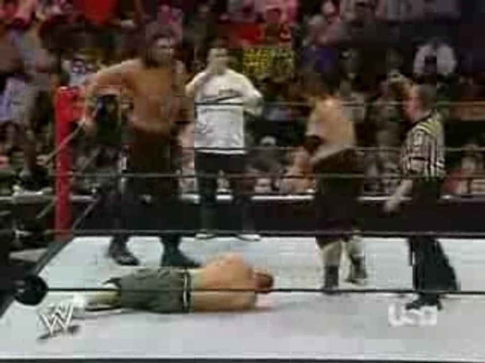 John Cena & Bobby Lashley vs Umaga & KhalI & Shane Mc Mahon