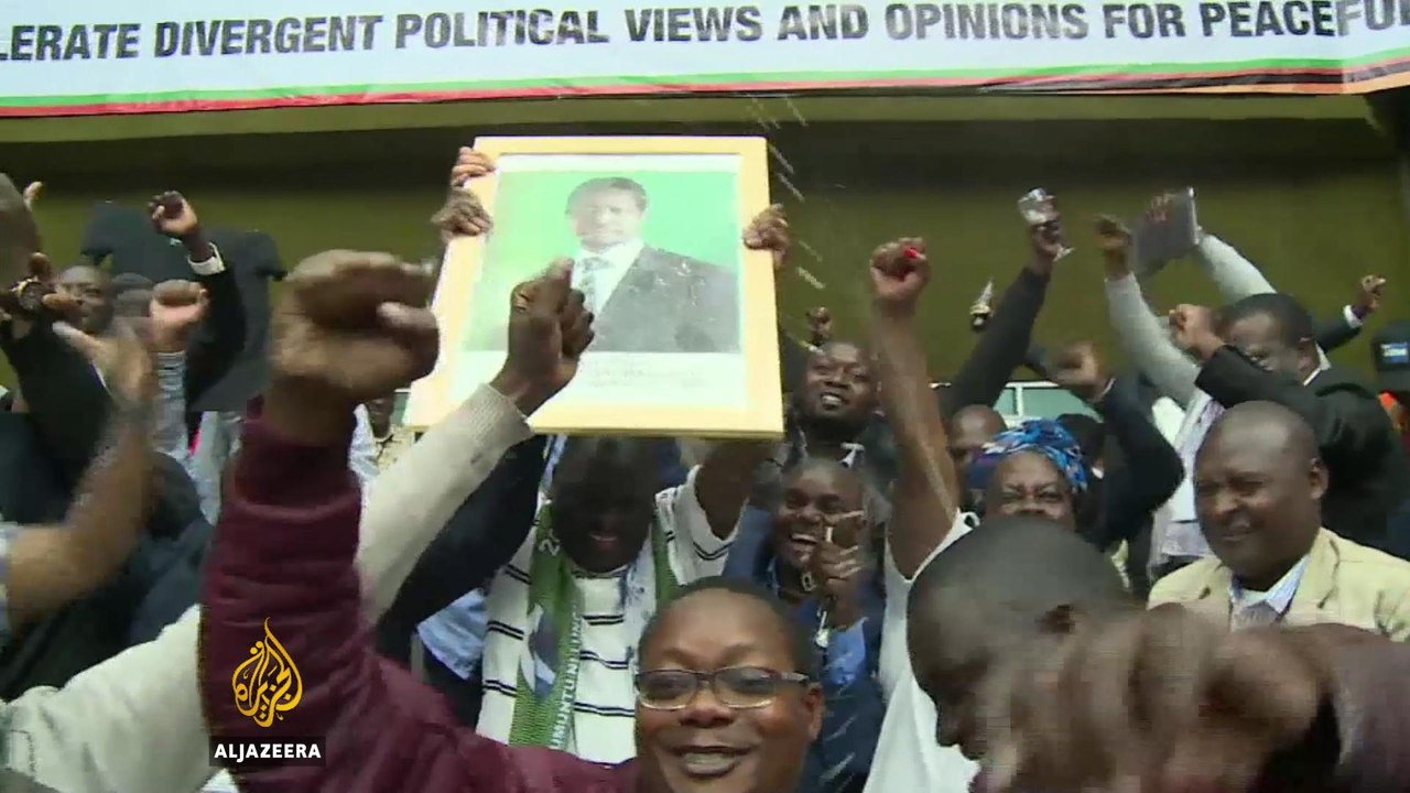 Zambia's Edgar Lungu wins re-election as rival cries foul