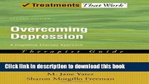 [Popular] Overcoming Depression: A Cognitive Therapy Approach Therapist Guide Kindle Collection