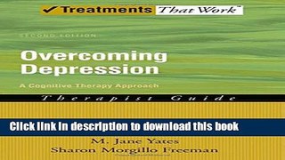 [Popular] Overcoming Depression: A Cognitive Therapy Approach Therapist Guide Kindle Collection