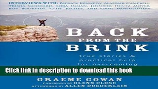 [Popular] Back from the Brink: True Stories and Practical Help for Overcoming Depression and