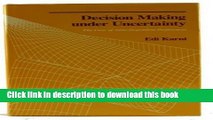 [Download] Decision Making Under Uncertainty: The Case of State-Dependent Preference Hardcover