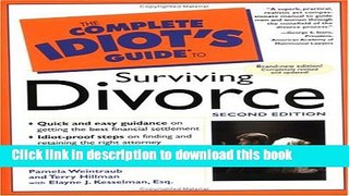 [Read PDF] The Complete Idiot s Guide to Surviving Divorce Ebook Online