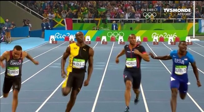 USAIN BOLT toujours plus rapide Champion 100M