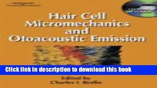 [Popular] Hair Cell MicroMechanics and Otoacoustic Emission Hardcover Online