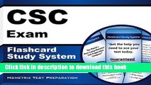 [Popular Books] CSC Exam Flashcard Study System: CSC Test Practice Questions   Review for the