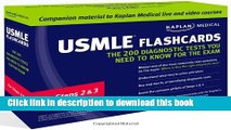 [Popular Books] Kaplan Medical USMLE Flashcards: The 200 Diagnostic Tests You Need to Know for the
