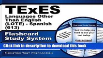 [PDF] TExES Languages Other Than English (LOTE) - Spanish (613) Flashcard Study System: TExES Test