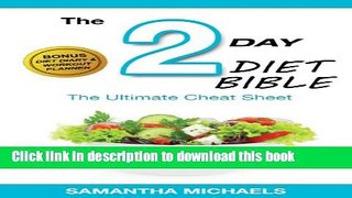 [Popular] 2 Day Diet: Ultimate Cheat Sheet (With Diet Diary   Workout Planner) Paperback Collection