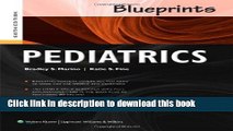 [Popular Books] Blueprints Pediatrics (Blueprints Series) Full Online