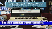 [Download] Practical Business Math Procedures with Handbook, Student DVD, and WSJ insert Paperback