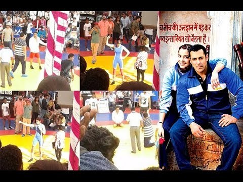 Salman Khan & Anushka Sharma Shoot A Difficult Wrestling Scene For 'Sultan'