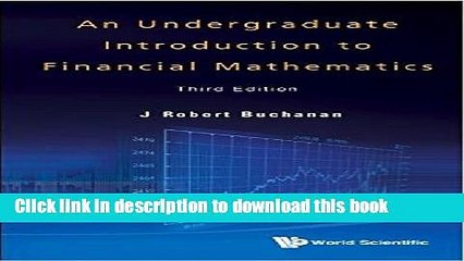 Free Kindle Download: An Undergraduate Guide to Financial Mathematics 📘