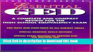 [Popular Books] Contemporary s Essential Ged (Other) Free Online