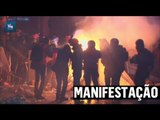 Polícia enfrenta manifestantes em Kiev