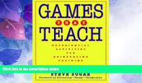 Big Deals  Games That Teach: Experiential Activities for Reinforcing Training  Best Seller Books