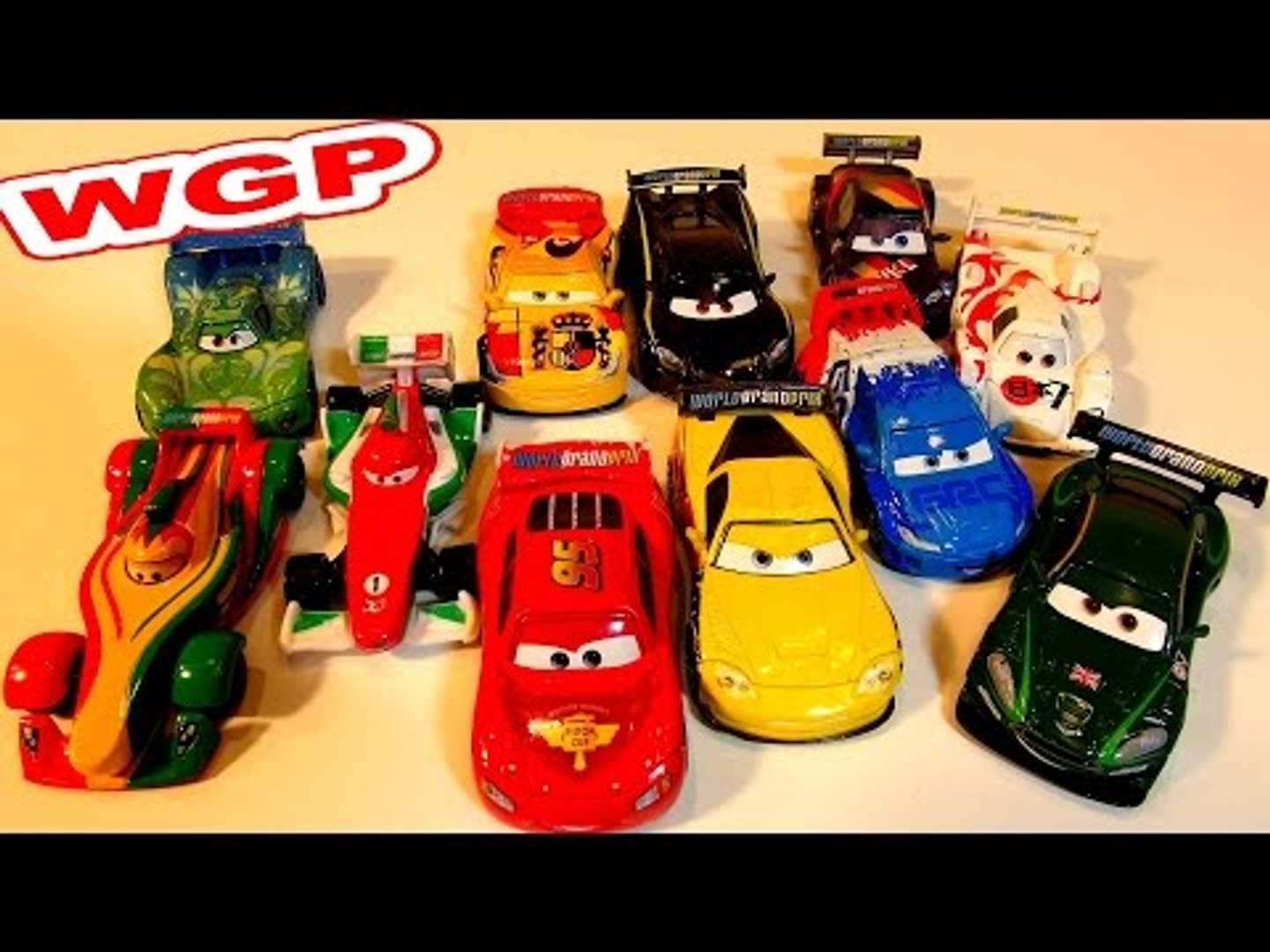 Full Collection Disney Pixar Cars World Grand Prix Racing Cars With A Story Video Dailymotion