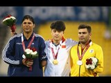 Men's javelin F46 | Victory Ceremony |  2015 IPC Athletics World Championships Doha