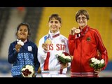 Women's 100m T36 | Victory Ceremony |  2015 IPC Athletics World Championships Doha