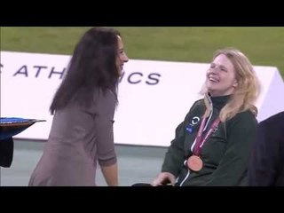 Women's shot put F53 | Victory Ceremony |  2015 IPC Athletics World Championships Doha